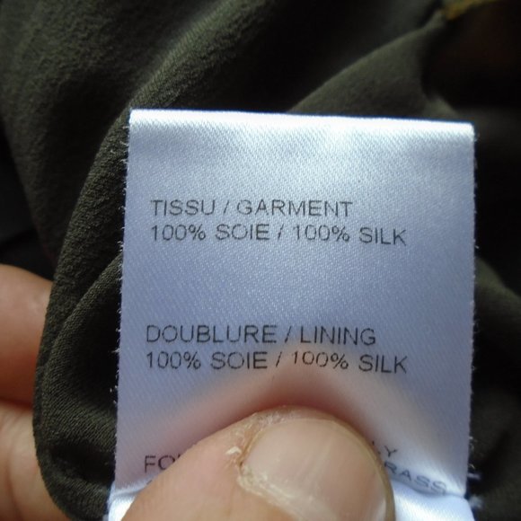 CHLOE silk crepe layer skirt maxi Brown / Smoke 91L luxury France 38 30" W - Picture 10 of 10